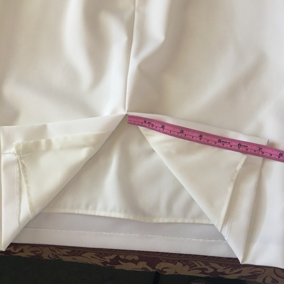 Eliza J midi Dress cream with lace lace size 8 - Picture 8 of 16